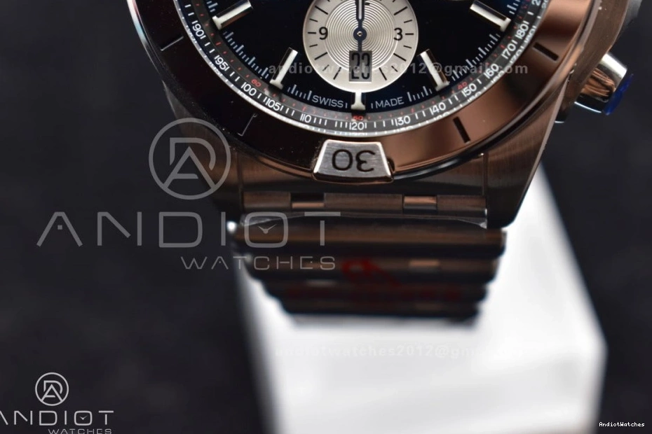 A 42mm Chronomat BLSF Best SS 538 B01 Edition Black Dial on Breathable 1:1 Bracelet SS 0127